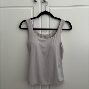 Uniqlo Women's Gray Tank AIRism Bra Top
